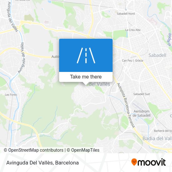 Avinguda Del Vallès map