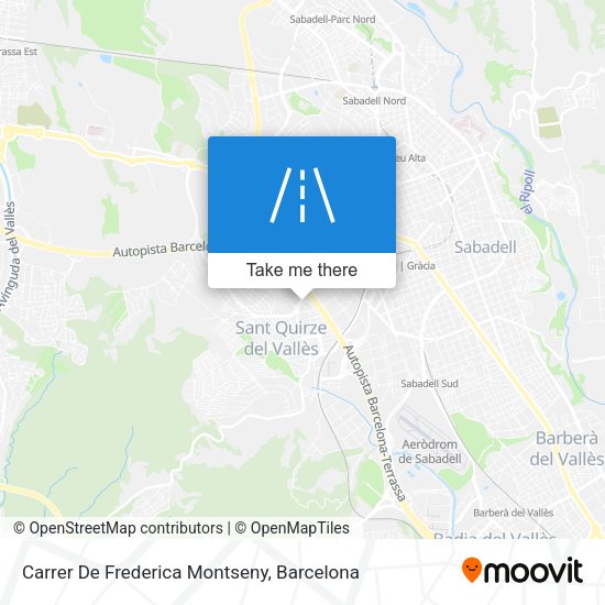 Carrer De Frederica Montseny map