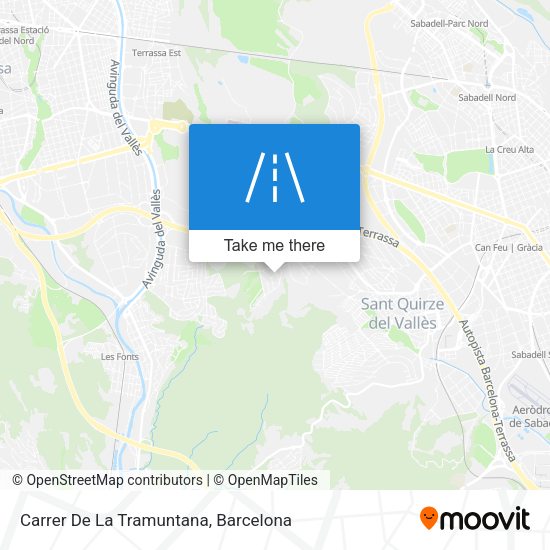 Carrer De La Tramuntana map