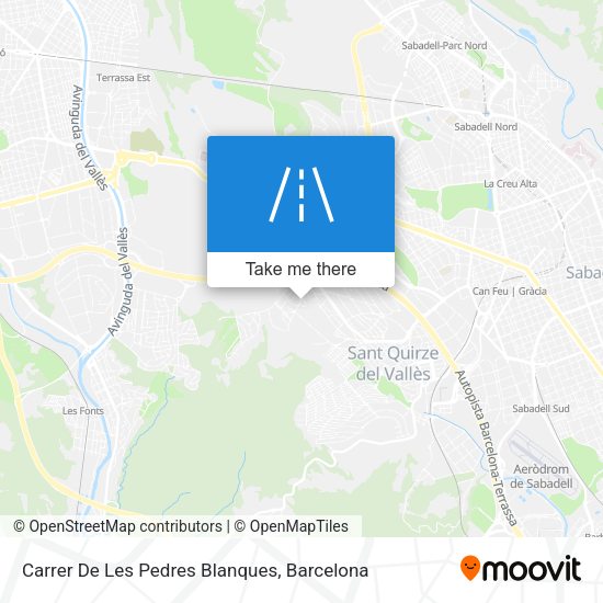 Carrer De Les Pedres Blanques map