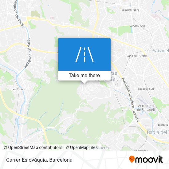 Carrer Eslovàquia map