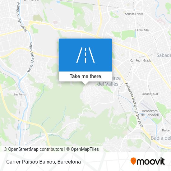 Carrer Paísos Baixos map