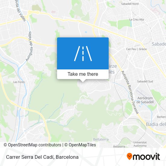 Carrer Serra Del Cadí map