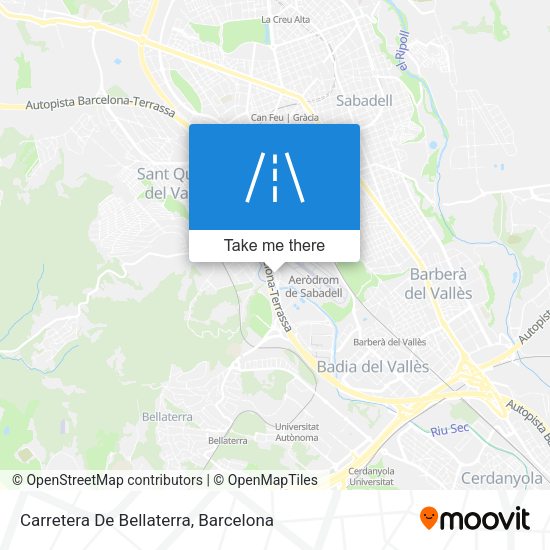 Carretera De Bellaterra map