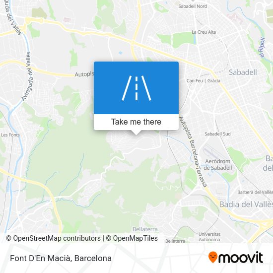 Font D'En Macià map