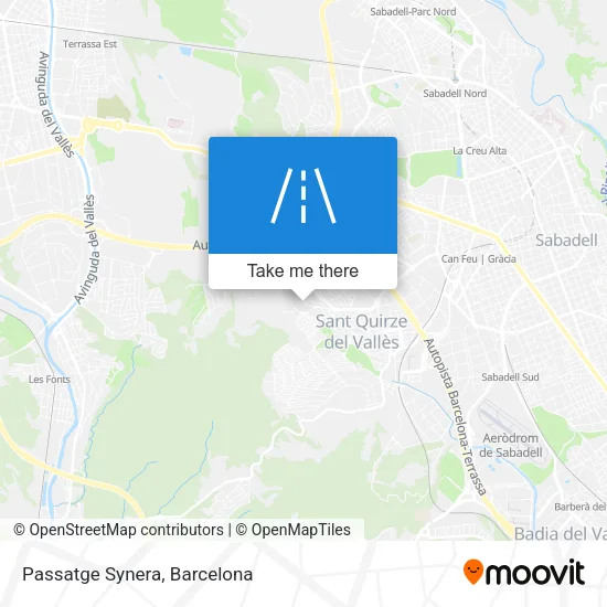 Passatge Synera map