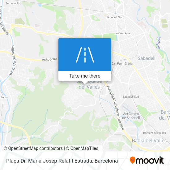 Plaça Dr. Maria Josep Relat I Estrada map