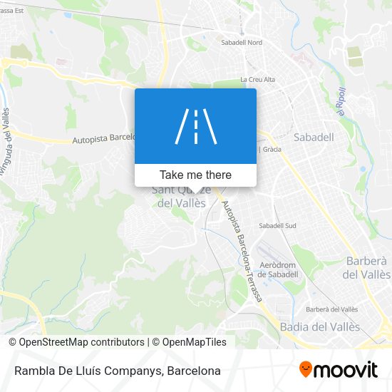 Rambla De Lluís Companys map