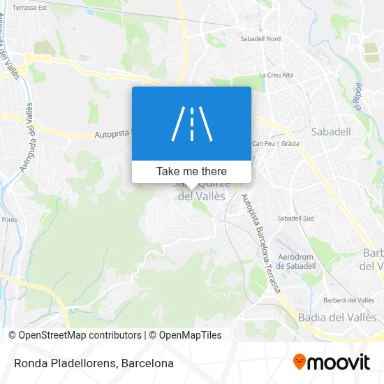 Ronda Pladellorens map