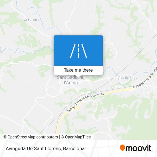 Avinguda De Sant Llorenç map