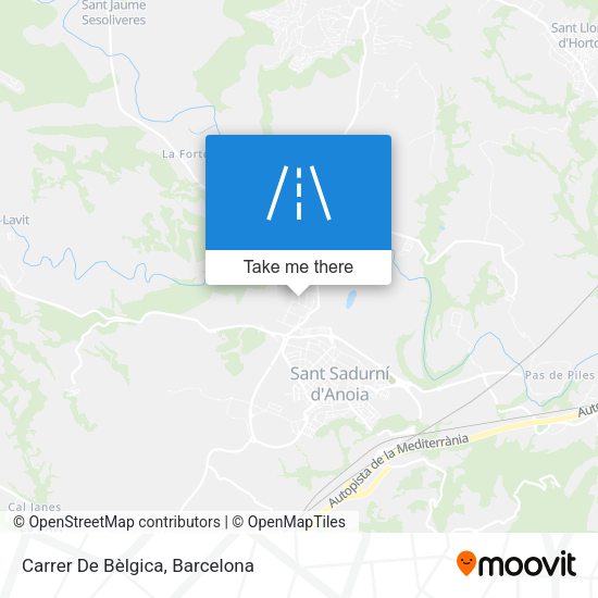 Carrer De Bèlgica map