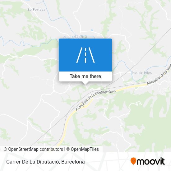 Carrer De La Diputació map