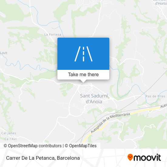 Carrer De La Petanca map