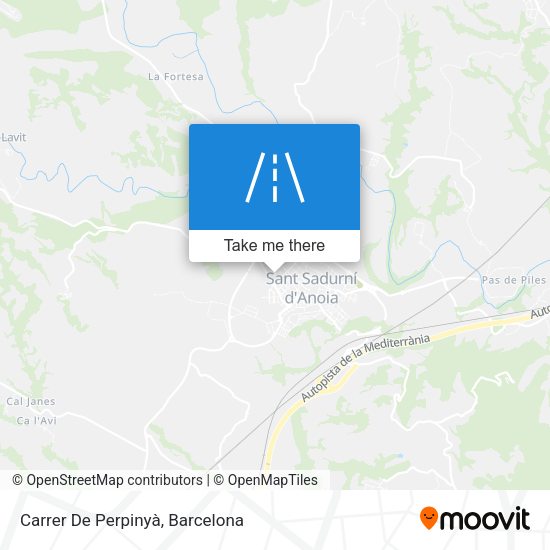 Carrer De Perpinyà map