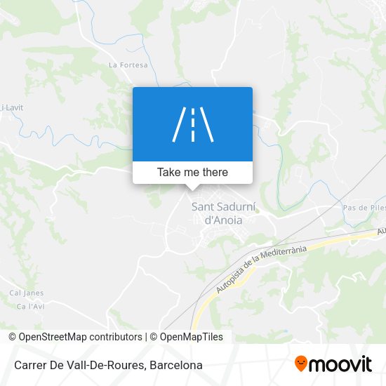 Carrer De Vall-De-Roures map