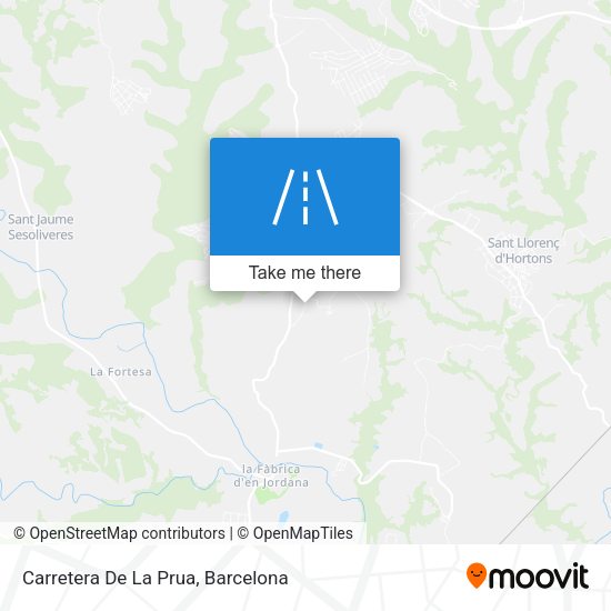 Carretera De La Prua map