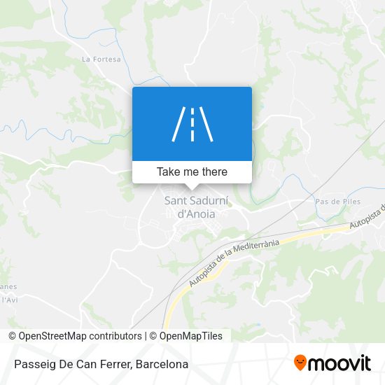 Passeig De Can Ferrer map