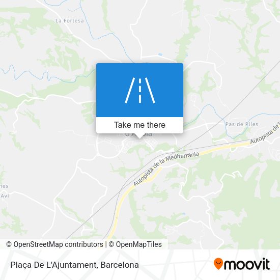 Plaça De L'Ajuntament map