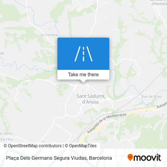 Plaça Dels Germans Segura Viudas map