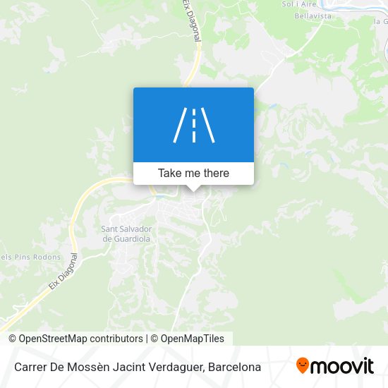 Carrer De Mossèn Jacint Verdaguer map