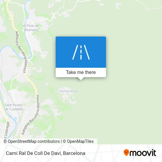 Camí Ral De Coll De Daví map