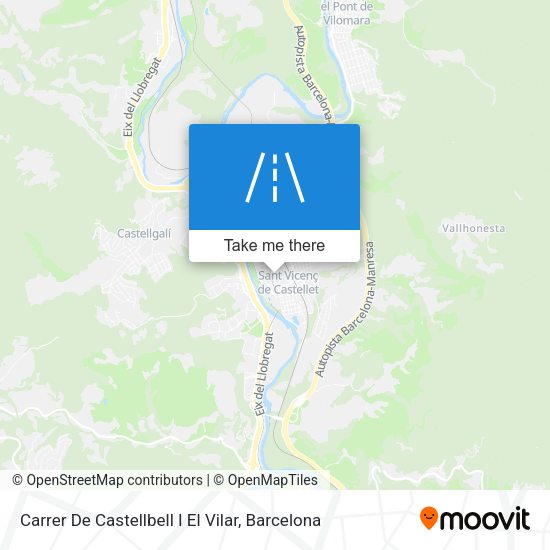 Carrer De Castellbell I El Vilar map