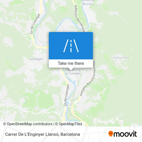 mapa Carrer De L'Enginyer Llansó