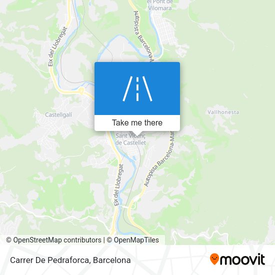 Carrer De Pedraforca map