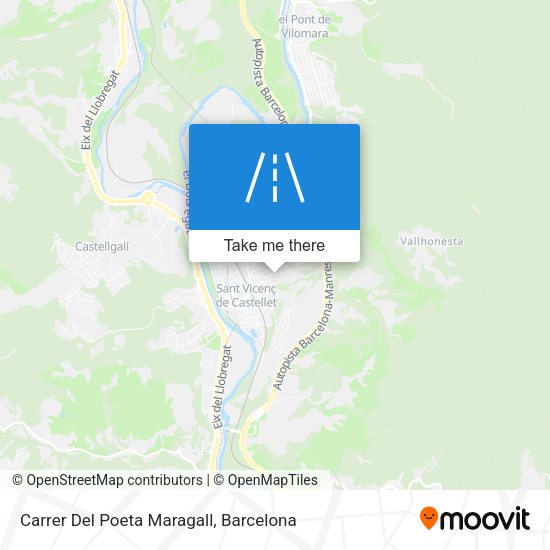 Carrer Del Poeta Maragall map