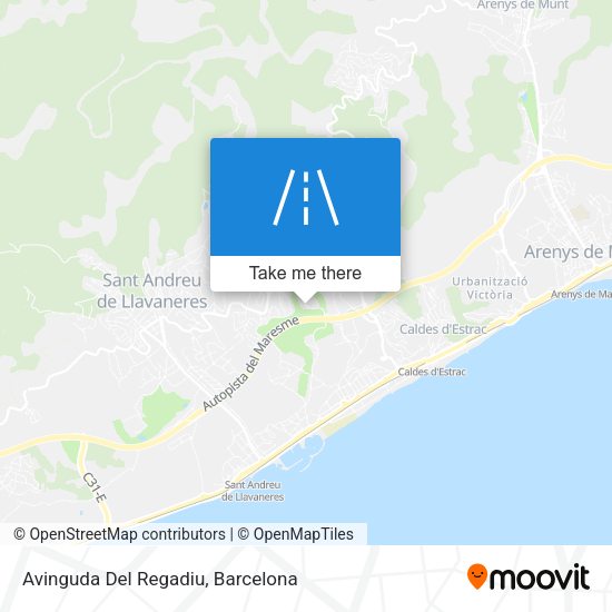 Avinguda Del Regadiu map