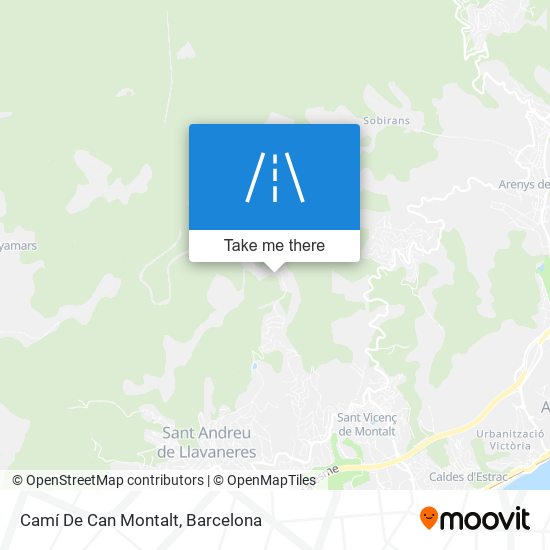 Camí De Can Montalt map