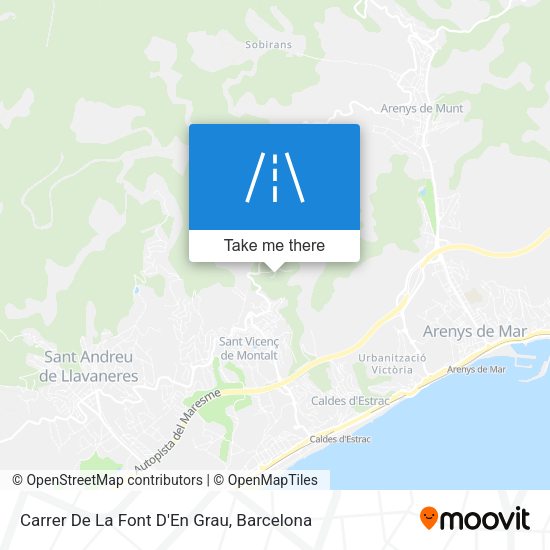 Carrer De La Font D'En Grau map