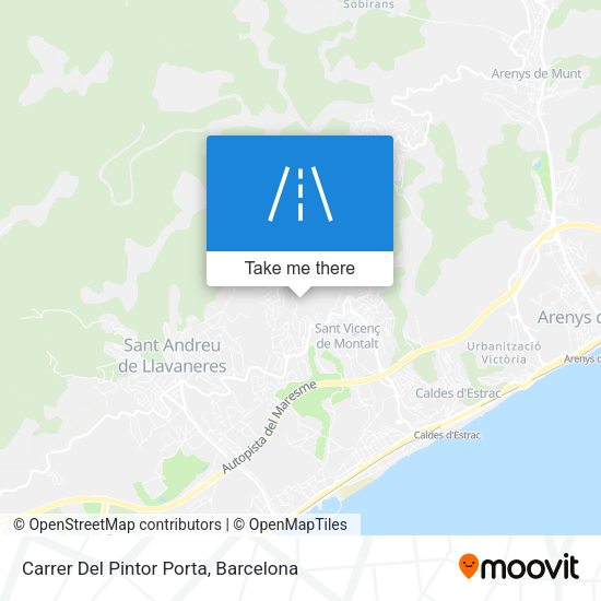 Carrer Del Pintor Porta map