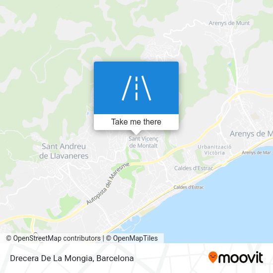 Drecera De La Mongia map