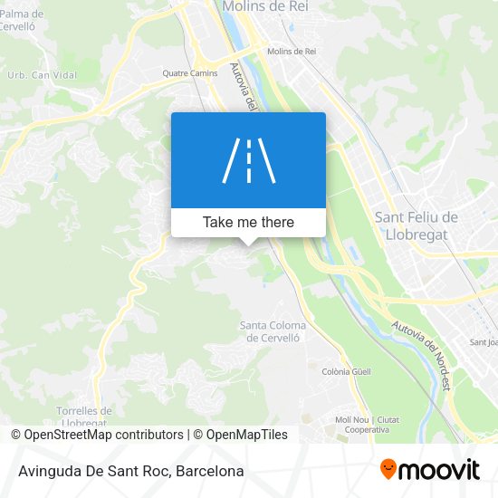 Avinguda De Sant Roc map