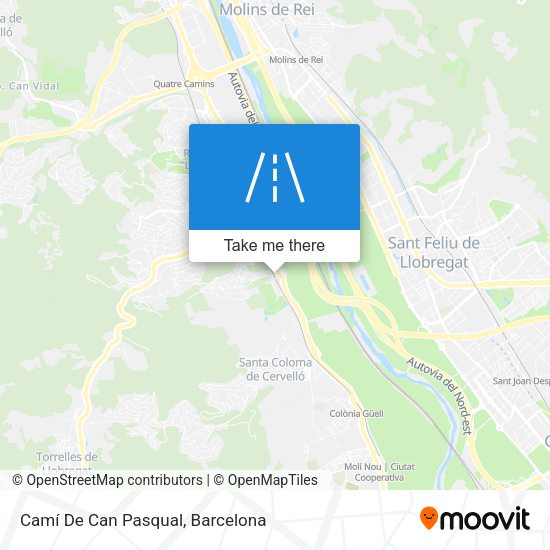Camí De Can Pasqual map