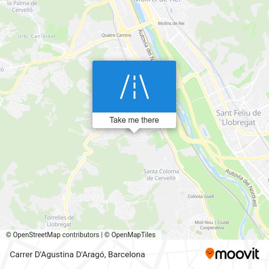 Carrer D'Agustina D'Aragó map