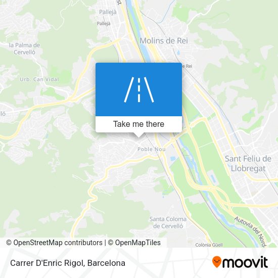 Carrer D'Enric Rigol map