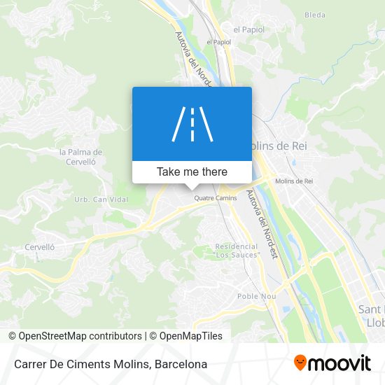 Carrer De Ciments Molins map
