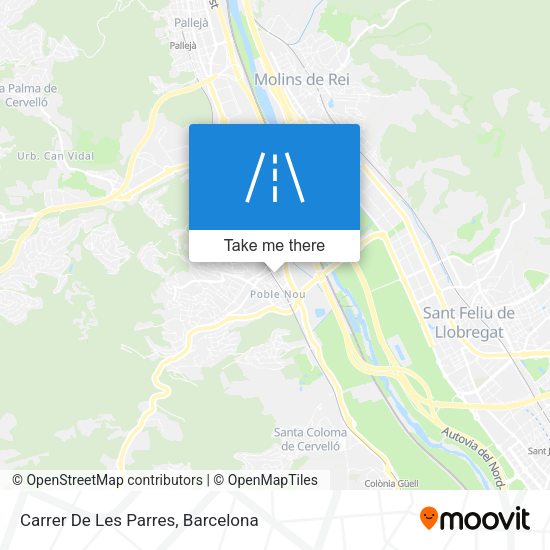 Carrer De Les Parres map