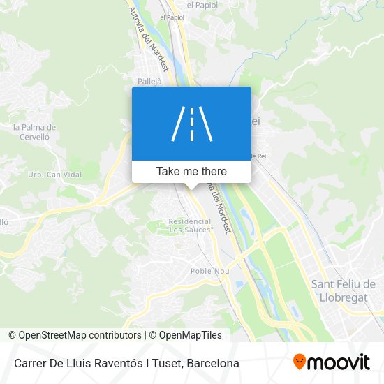 Carrer De Lluis Raventós I Tuset map