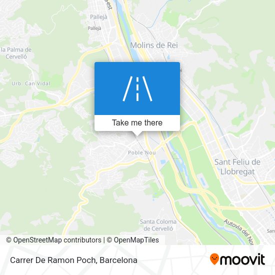 Carrer De Ramon Poch map
