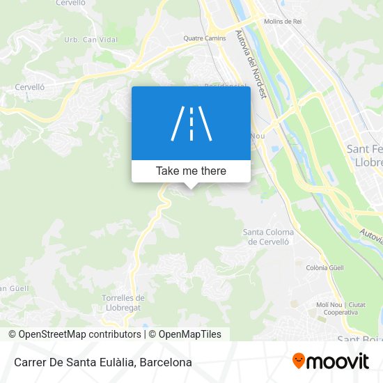 Carrer De Santa Eulàlia map