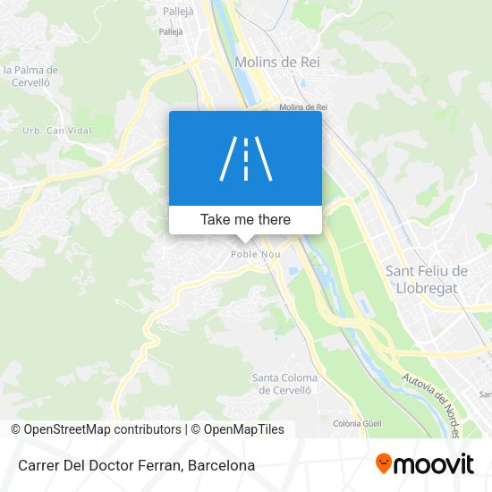 Carrer Del Doctor Ferran map