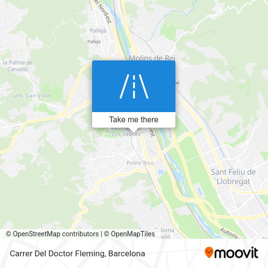 Carrer Del Doctor Fleming map