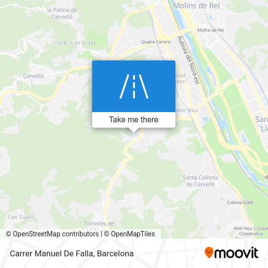 Carrer Manuel De Falla map