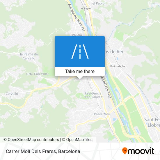 Carrer Molí Dels Frares map