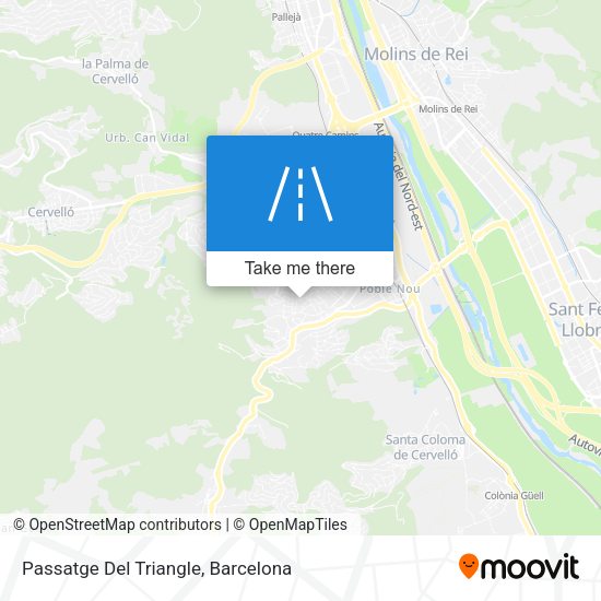 Passatge Del Triangle map