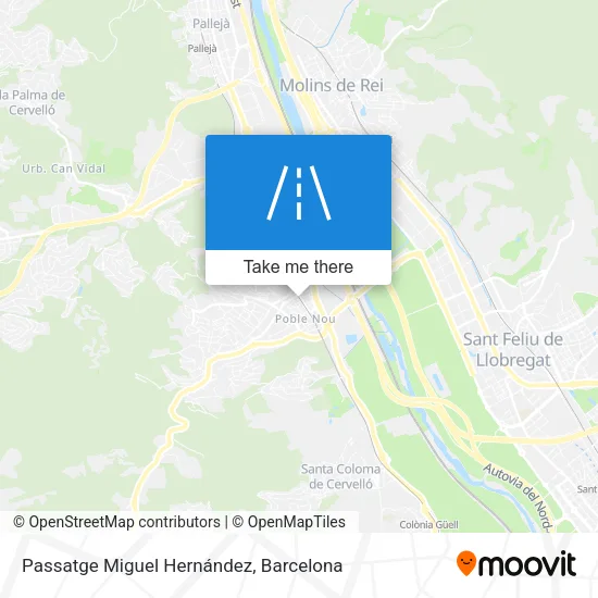 Passatge Miguel Hernández map
