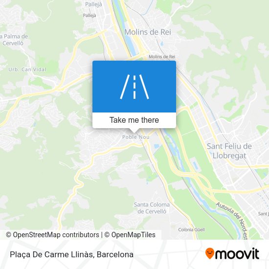 Plaça De Carme Llinàs map
